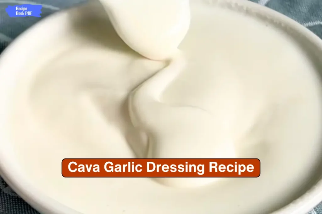 Cava Garlic Dressing Recipe