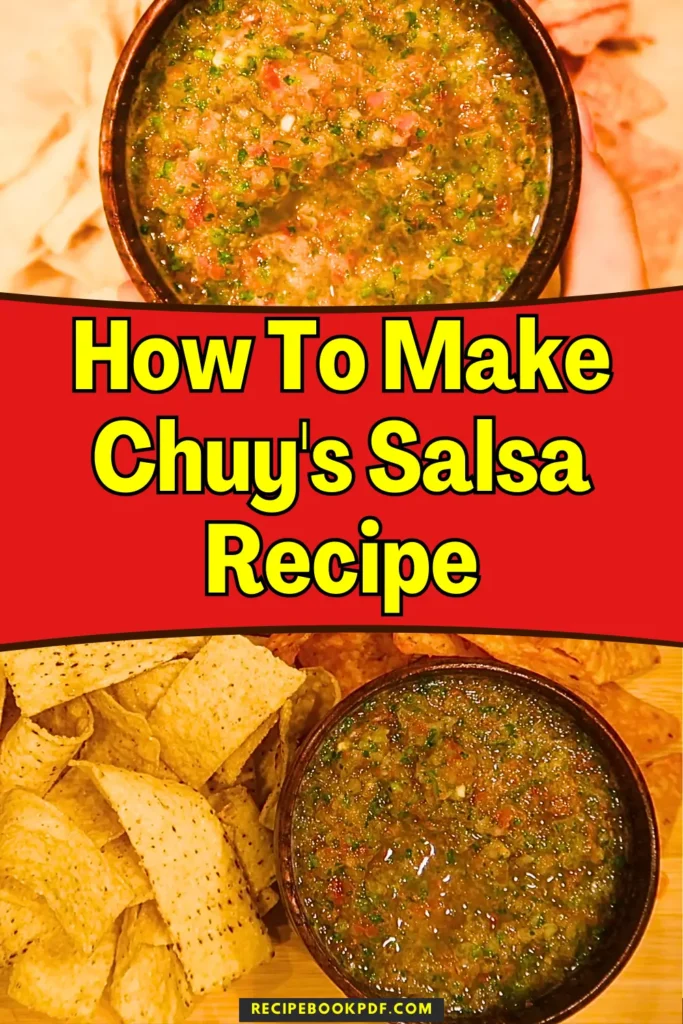 How To Make Chuy's Salsa 
